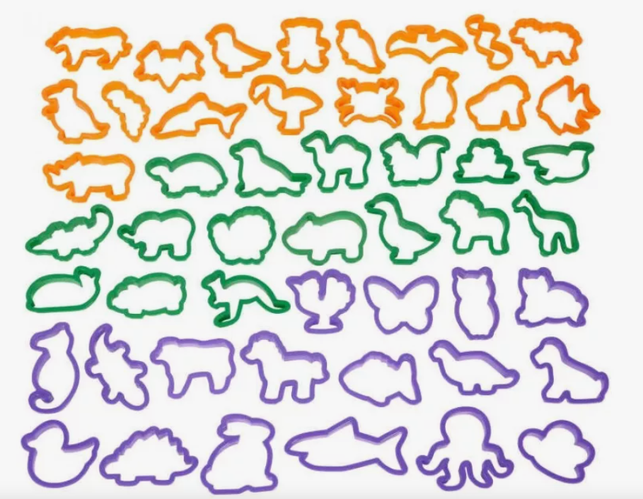 Foto 5 pulgar | Wilton Cortadores Galleta Animales Aprox. 7.6 Cm. 50 Pz.