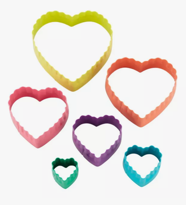Foto 3 pulgar | Wilton Cortadores Corazones Colores 6 Piezas