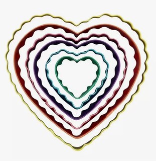 Foto 3 | Wilton Cortadores Corazones Colores 6 Piezas