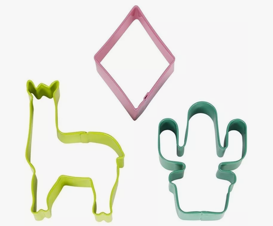Foto 3 pulgar | Wilton Kit Cortadores Galleta Llama Cactus 3 Pz.