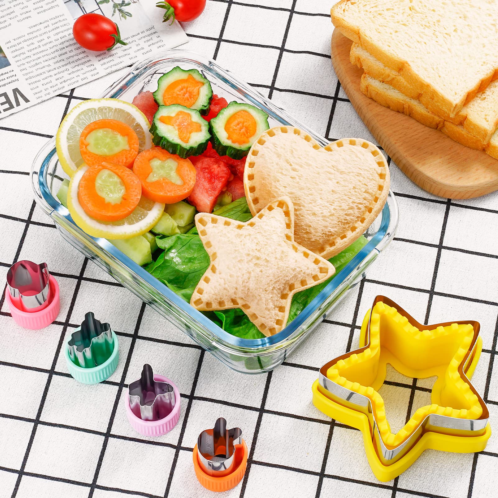 Foto 4 pulgar | Set De Cortador Y Sellador De Sándwiches Tiblue, 20 Piezas, Para Niños - Venta Internacional.