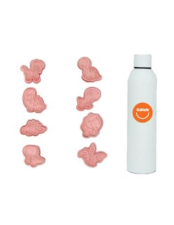 Foto 1 | 8 Pzs Cortadores De Galletas Dinosaurios + Termo Güish Gratis