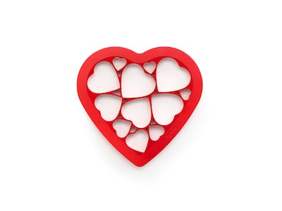 Foto 1 | Cortador Galletas Corazones Rojo Lékué