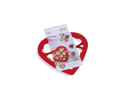 Foto 3 | Cortador Galletas Corazones Rojo Lékué