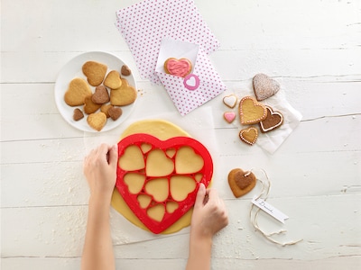 Foto 5 | Cortador Galletas Corazones Rojo Lékué