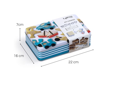 Foto 7 | Kit Para Hacer Galletas De Transportes Para Niños Lekue