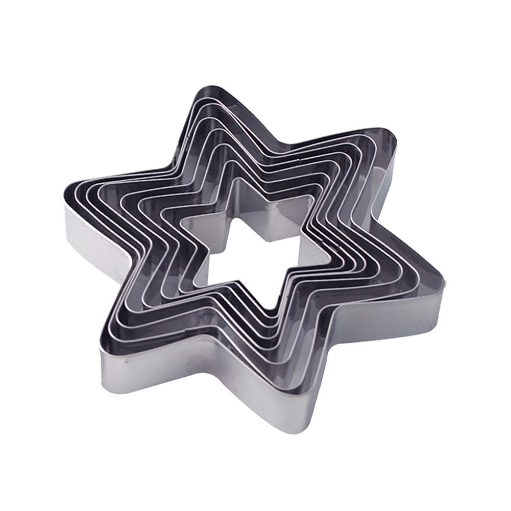 Foto 8 pulgar | Juego De Cortadores De Galletas Kalaien En Forma De Estrella De Acero Inoxidable  10 Unidades - Venta Internacional.