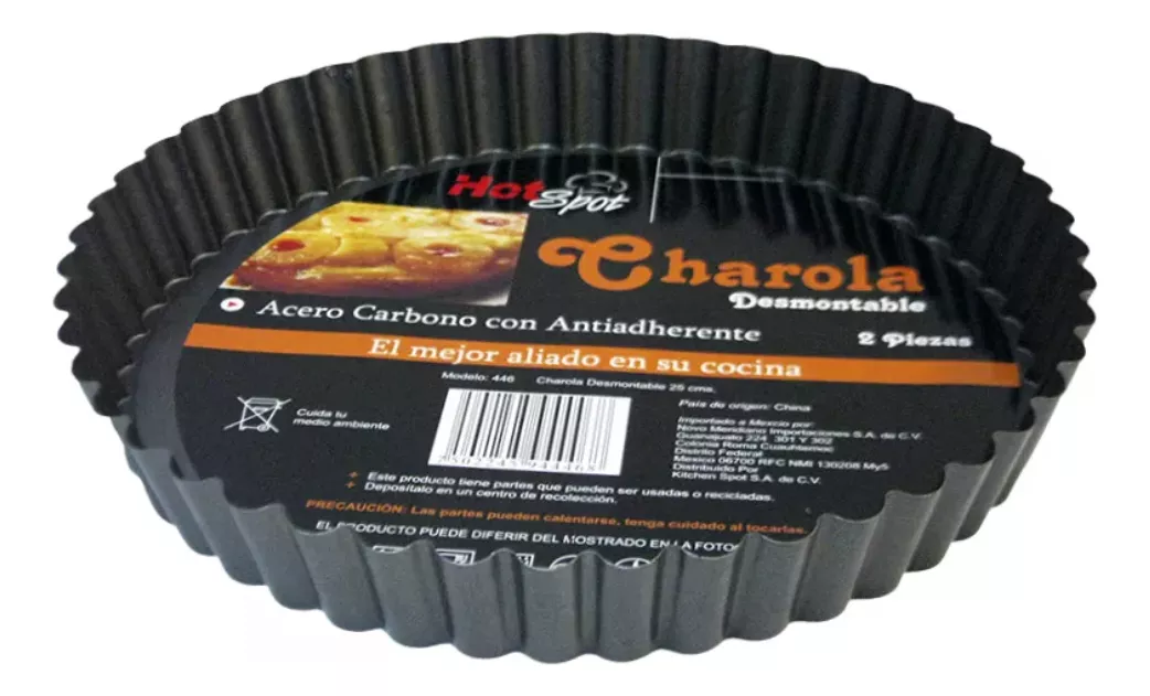 Foto 2 pulgar | Charola Para Hornear Pie Pay Redonda Hot Spot 28cms Acero