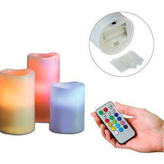 Foto 2 | Velas Led Iliosinnova con Aroma Vainilla 3 Piezas