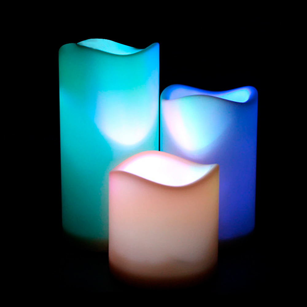 Foto 4 pulgar | Velas LED Iliosinnova con parafina Aroma Vainilla color Amarillo