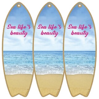 Foto 1 | Letreros Colgantes Surf Ventdepot Mxift-003 3 Piezas Multicolor