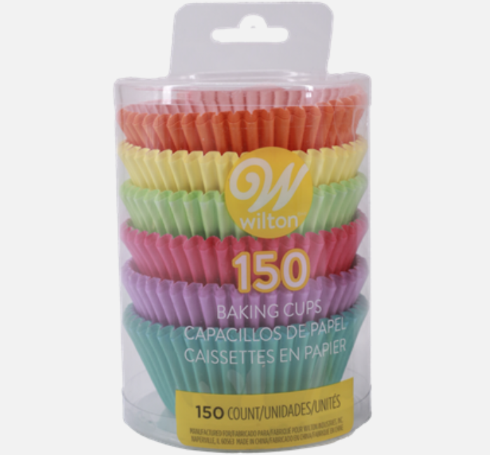 Foto 2 pulgar | Wilton Capacillos Estandar Colores Pastel 150 Pz