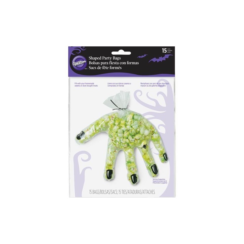 Foto 2 pulgar | Wilton Bolsa Dedos Halloween 15 Pz