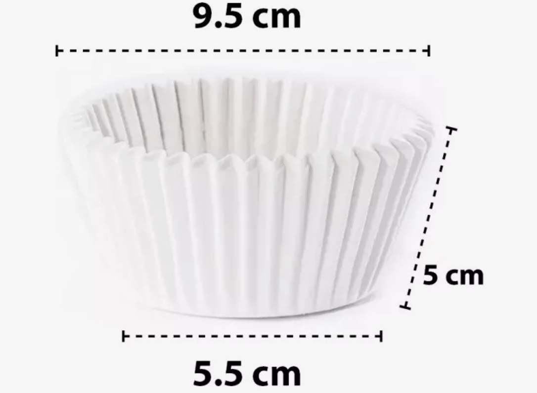 Foto 3 pulgar | Wilton Capacillo Jumbo Blanco 5.7 Cm Diámetro 75 Pz.