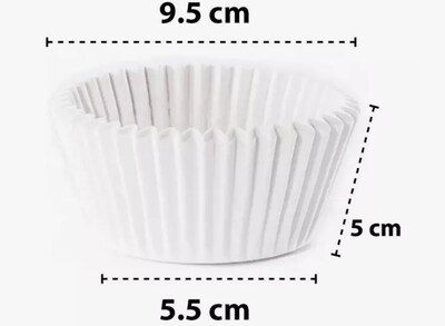 Foto 2 | Wilton Capacillo Jumbo Blanco 5.7 Cm Diámetro 75 Pz.