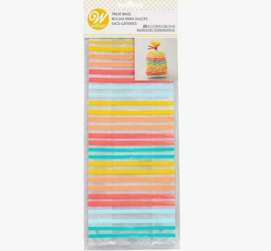 Foto 2 pulgar | Wilton Bolsas Líneas De Colores 20 Pz