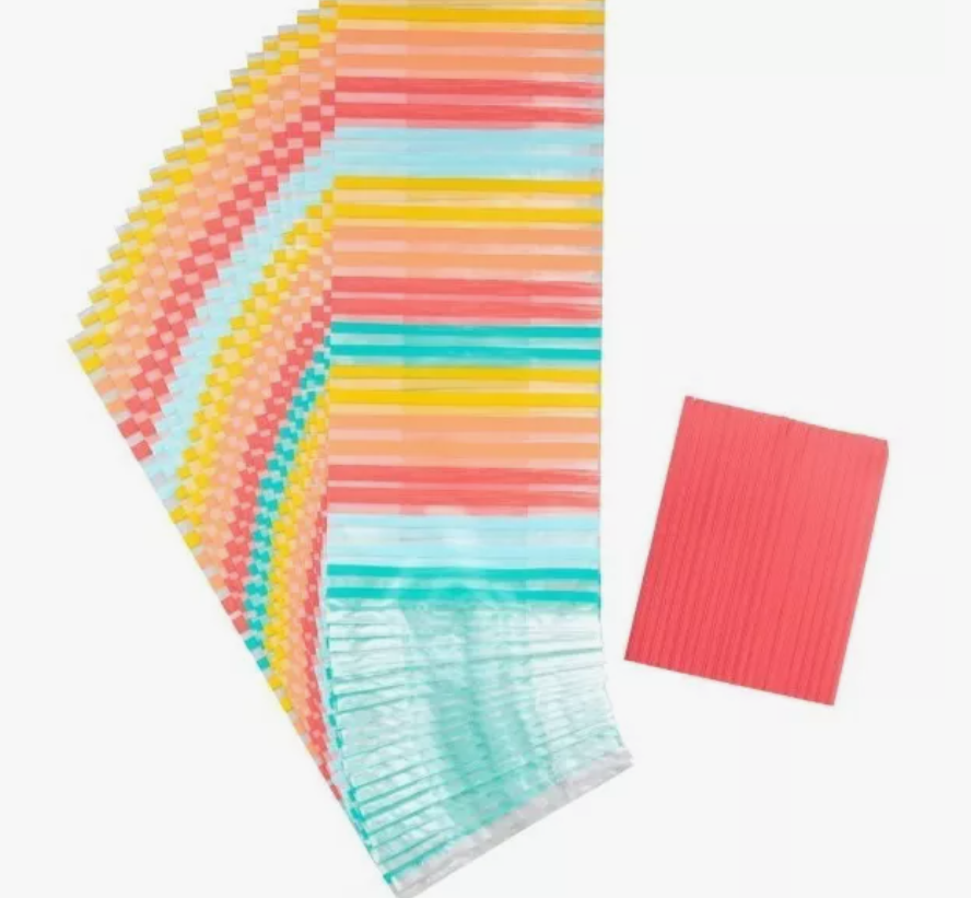 Foto 4 pulgar | Wilton Bolsas Líneas De Colores 20 Pz