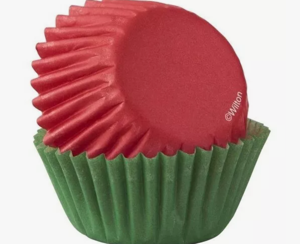 Foto 3 pulgar | Wilton Mini Capacillo Rojo Verde  Navidad 100 Pz
