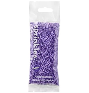 Foto 1 | Wilton Sprinkles Esferas Moradas Nonpareils 40 Gr.