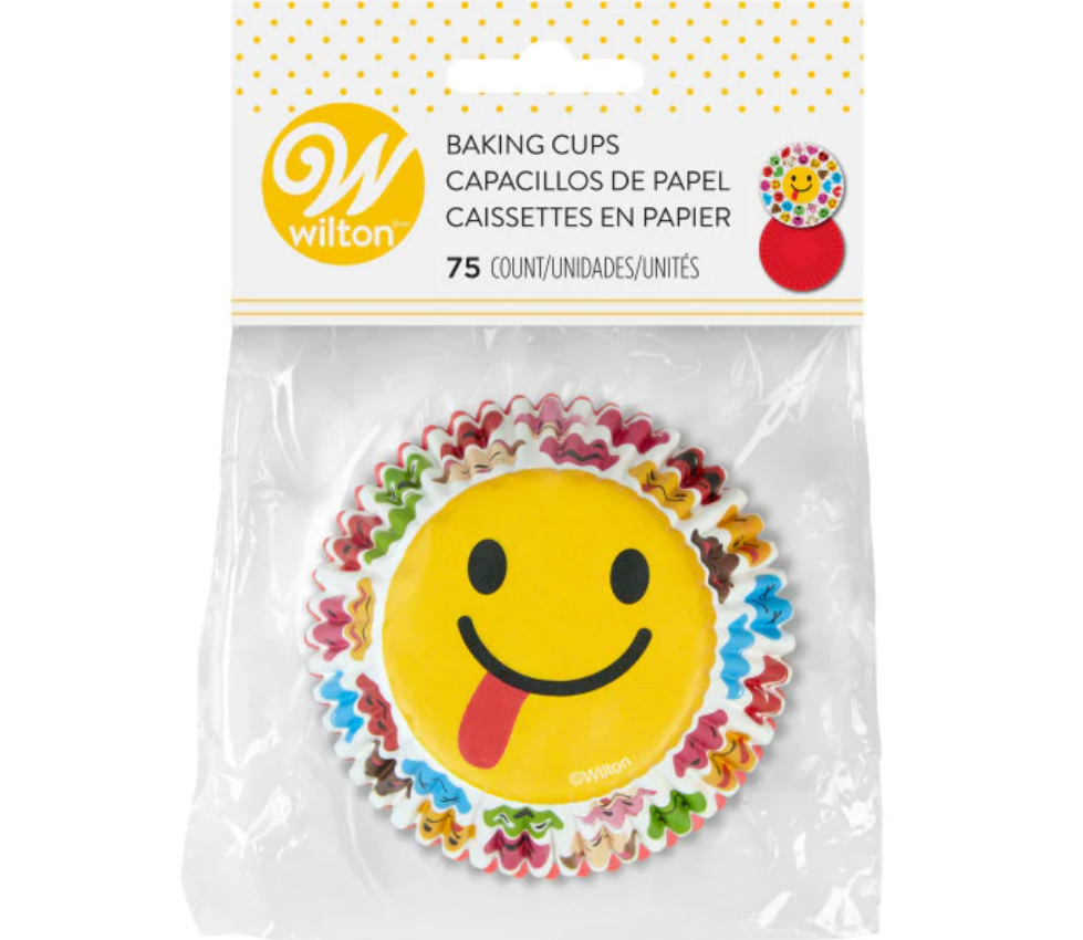 Foto 2 pulgar | Wilton Capacillo Std Emoji 75 Pz