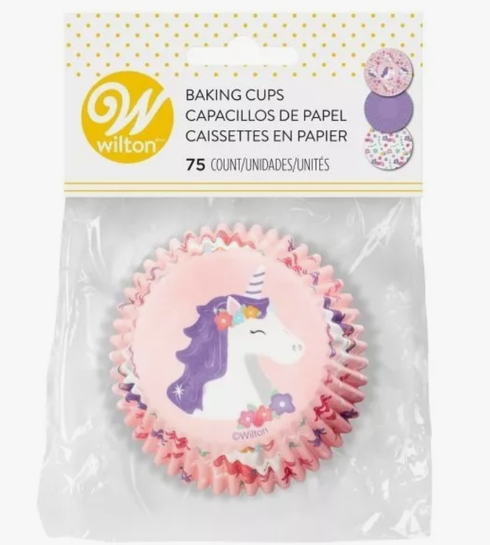 Foto 2 pulgar | Wilton Capacillos Std Unicornio Rosa 75 Pz