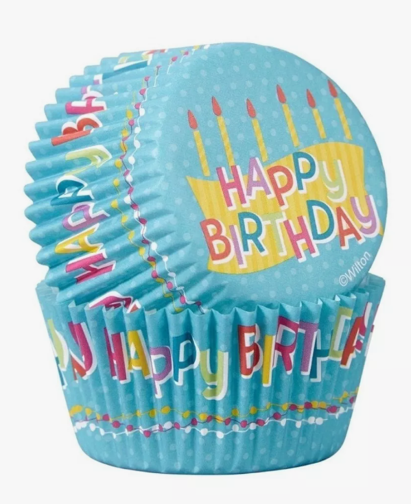 Wilton Capacillo Std Happy Birthday 50 Pz