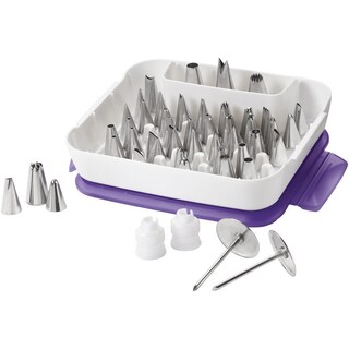 Foto 1 | Set Piping Tip Wilton Para Decoración De Tartas Y Magdalenas, 55 Piezas - Venta Internacional.
