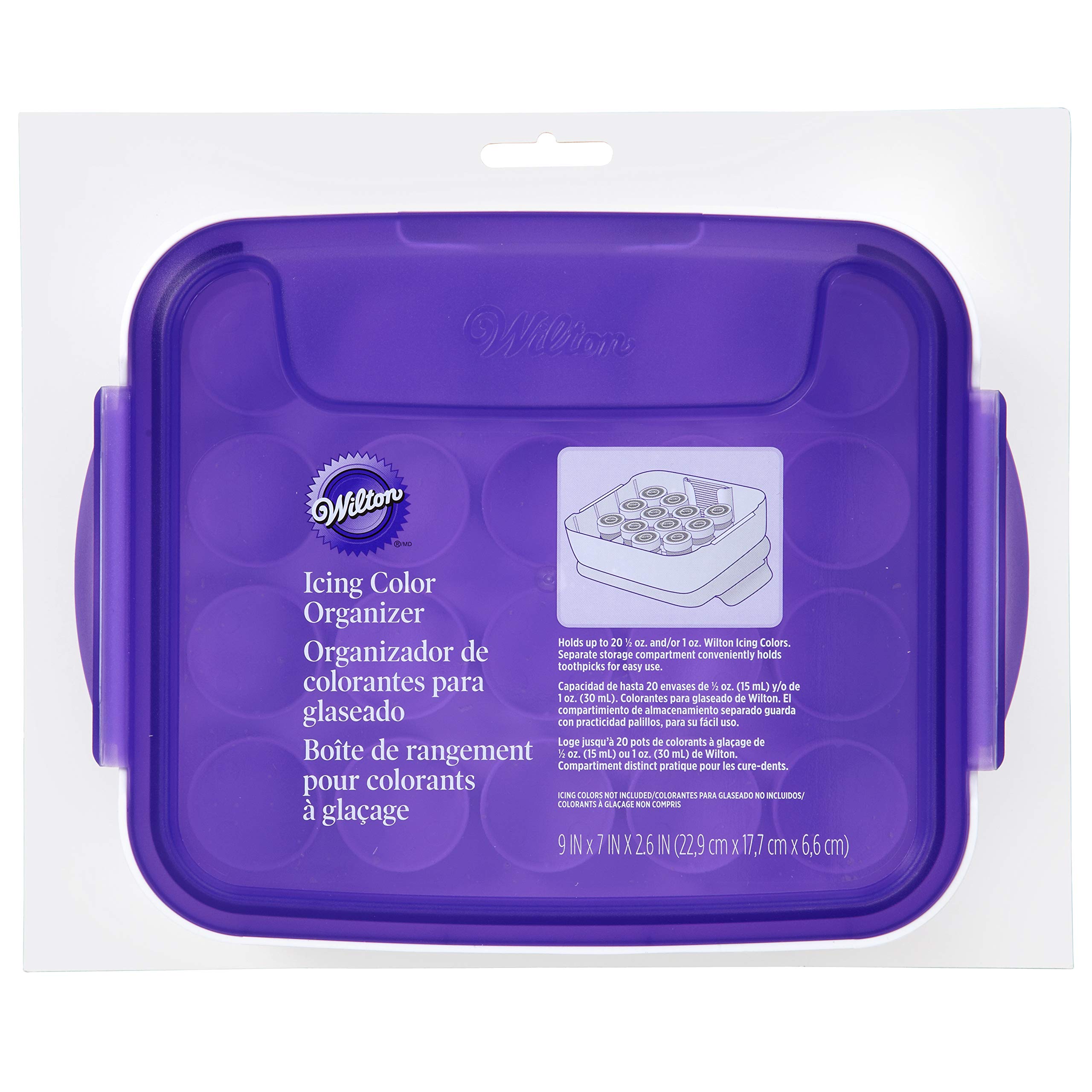 Foto 3 pulgar | Funda Organizadora De Colores Wilton, Blanco/morado, Para Decoración De Tartas - Venta Internacional.