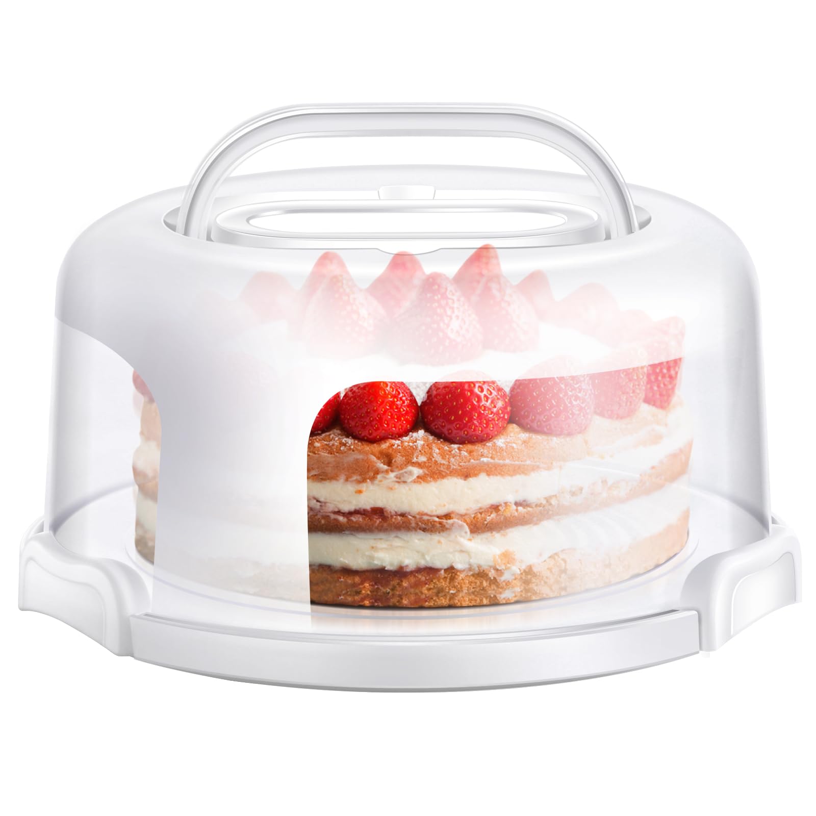 Foto 1 | Recipiente Para Tartas Ohuhu Para Tartas Con Tapa, Sin Bpa, Para Tartas De 10 Pulgadas - Venta Internacional.