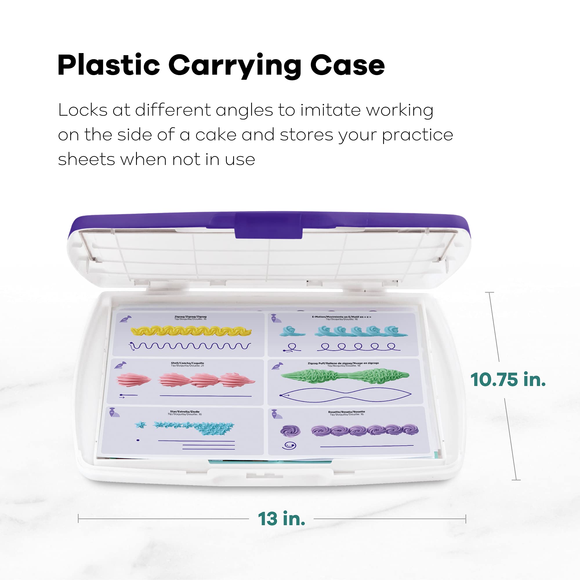 Foto 4 | Tabla De Práctica Wilton Blanco/morado 33 X 27 Cm - Venta Internacional.