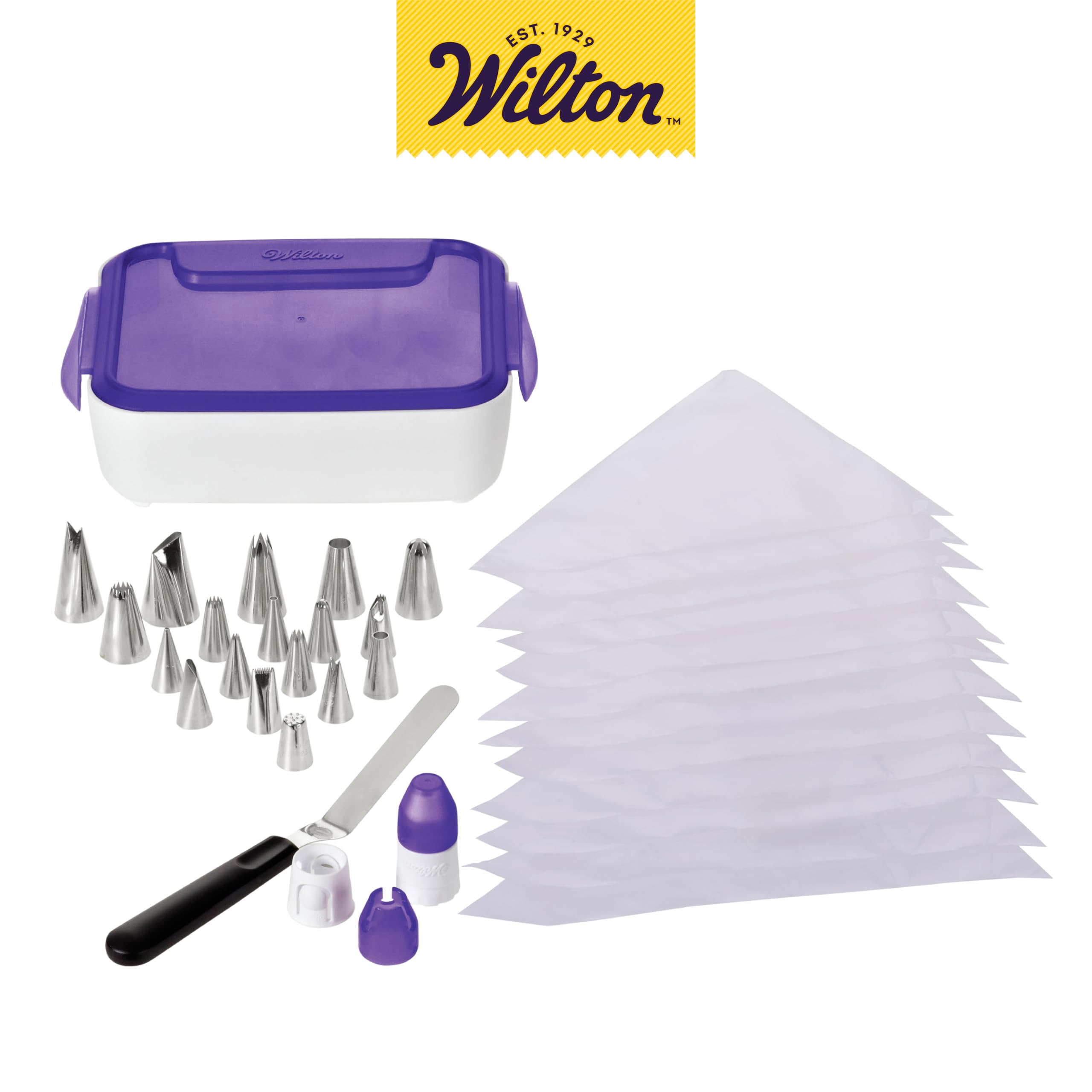 Foto 4 pulgar | Kit De Suministros Para Decoración De Tartas Wilton, 46 Piezas, Con Estuche De Almacenamiento - Venta Internacional.
