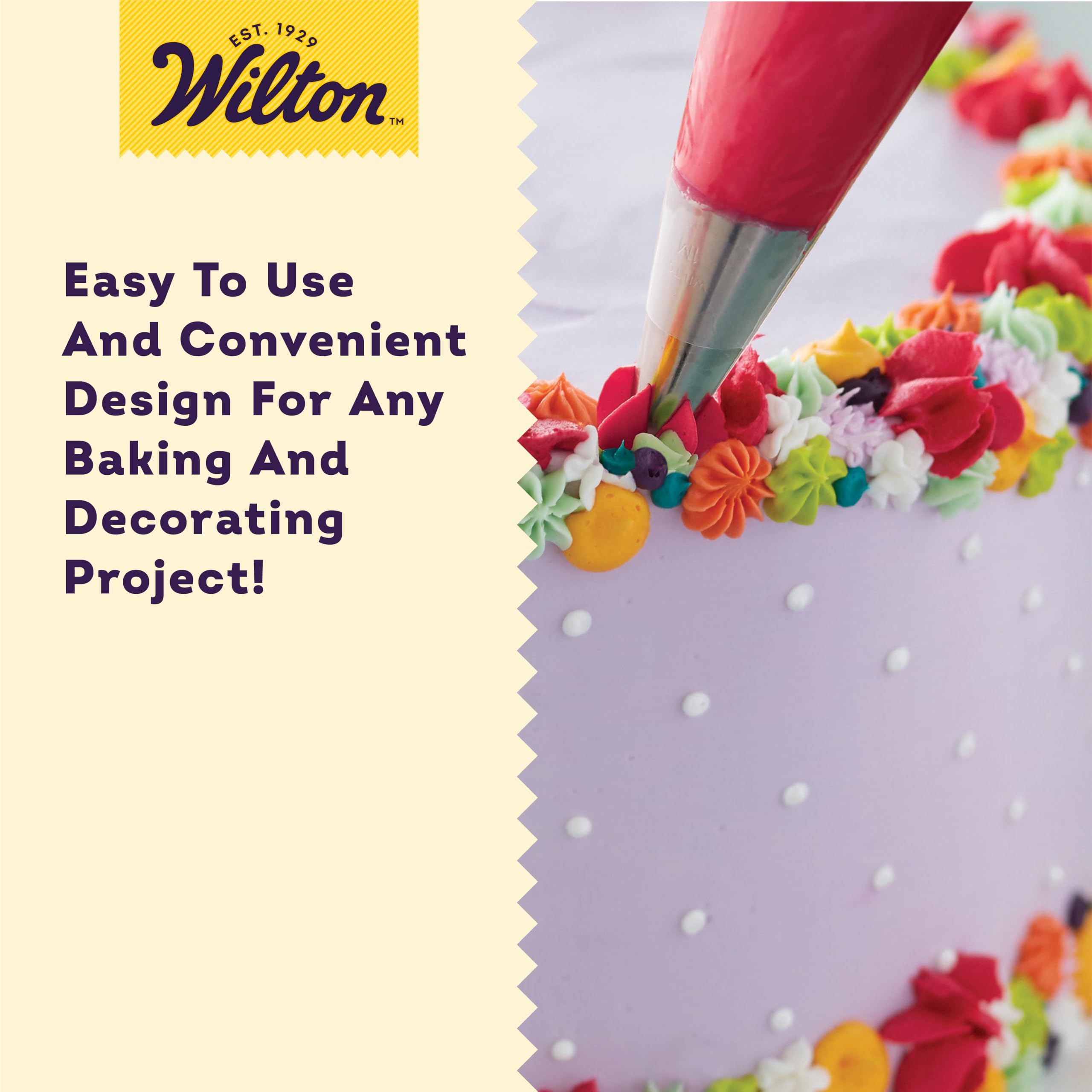 Foto 4 | Kit De Suministros Para Decoración De Tartas Wilton, 46 Piezas, Con Estuche De Almacenamiento - Venta Internacional.