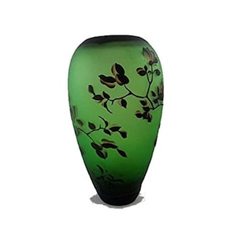 Foto 1 | Jarrón Manhattan Chic Antiquity Inverted Beehive 12 Cm Color Verde - Venta Internacional.