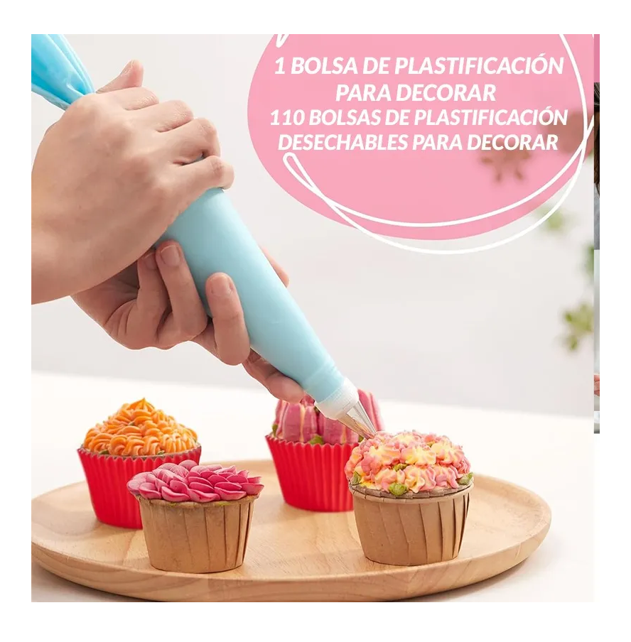 Foto 4 pulgar | Kit De Reposteria Completo Con Espatula Y Base Gira 202 Pzas