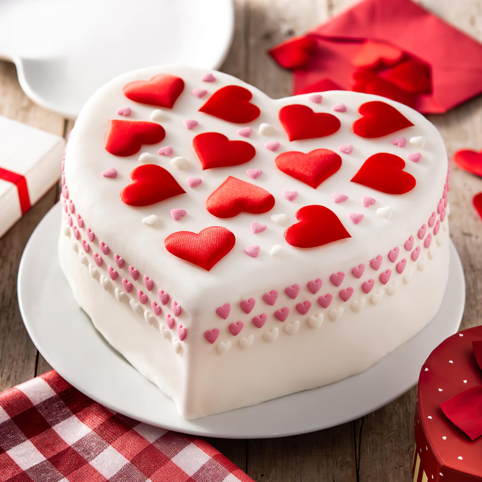 Foto 2 | Chupete De Espuma Para Tartas Stobaza Con Forma De Corazón  30 X 25 X 5 Cm - Venta Internacional.