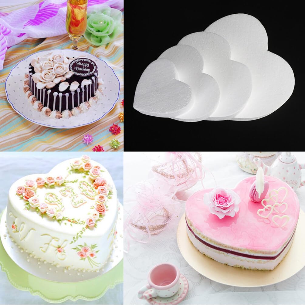 Foto 6 pulgar | Chupete De Espuma Para Tartas Stobaza Con Forma De Corazón  30 X 25 X 5 Cm - Venta Internacional.