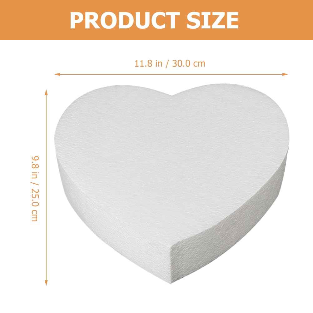 Foto 7 pulgar | Chupete De Espuma Para Tartas Stobaza Con Forma De Corazón  30 X 25 X 5 Cm - Venta Internacional.
