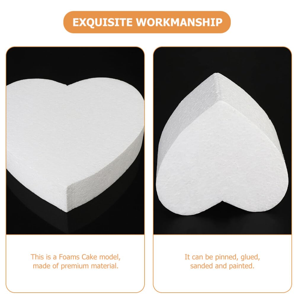 Foto 8 pulgar | Chupete De Espuma Para Tartas Stobaza Con Forma De Corazón  30 X 25 X 5 Cm - Venta Internacional.