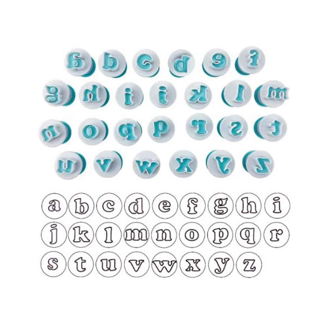 Set de 26 pz Cortador de Letras Minúsculas Aleissi 700312 $308