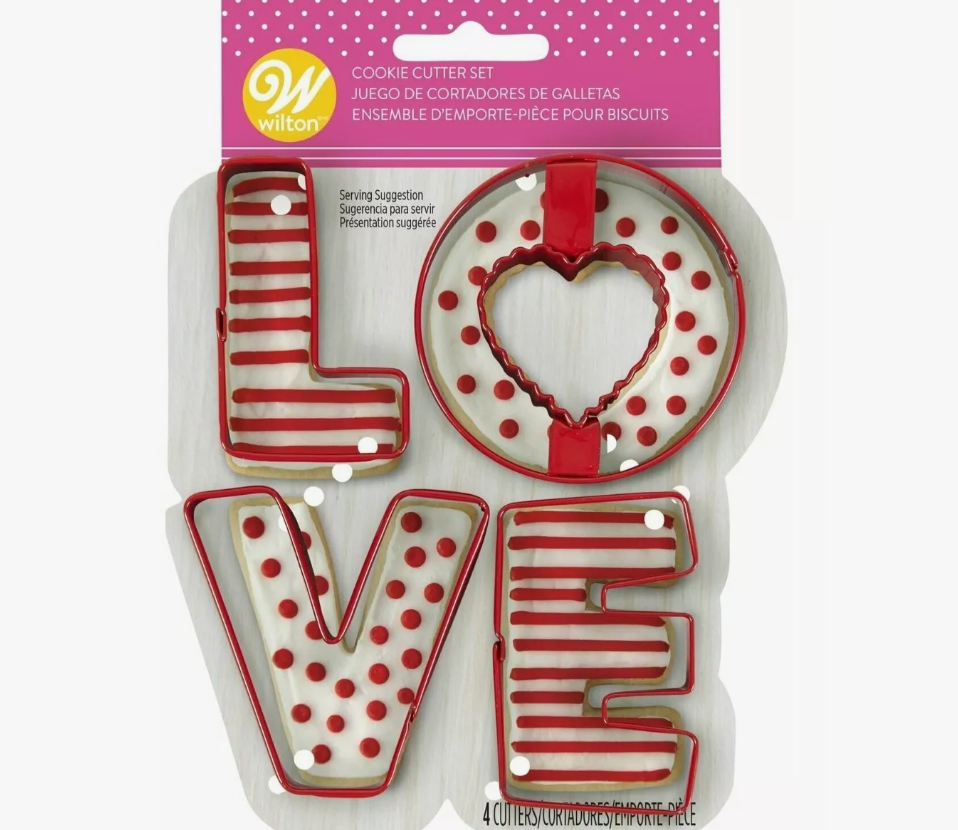 Foto 2 pulgar | Wilton 2308-3856 Cortadores Galleta Mtl ''love''