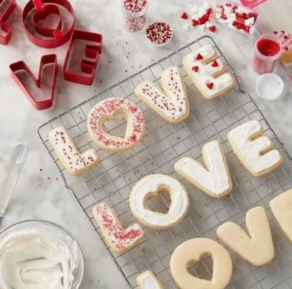Foto 4 pulgar | Wilton 2308-3856 Cortadores Galleta Mtl ''love''