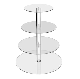 Foto 1 | Soporte para Cupcakes de Postre Acrílico con LED y 4 Niveles