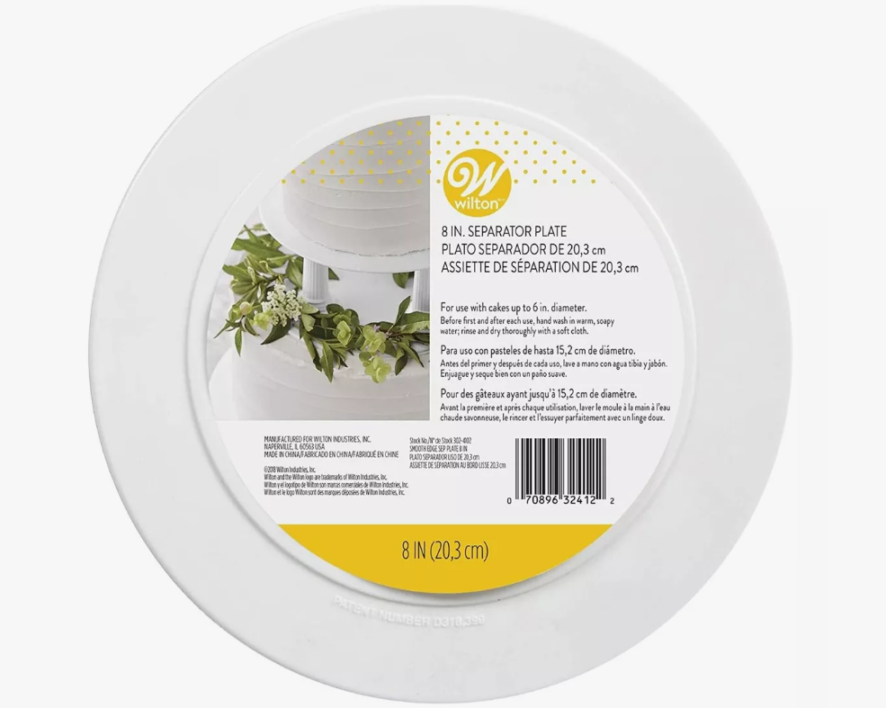 Wilton Plato Redondo Liso 6''