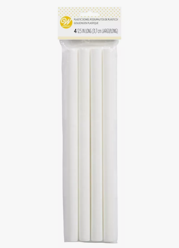 Foto 2 pulgar | Wilton Soporte Plástico Pastel 31.7 * 1.85 Cm. 4 Pz. 4362