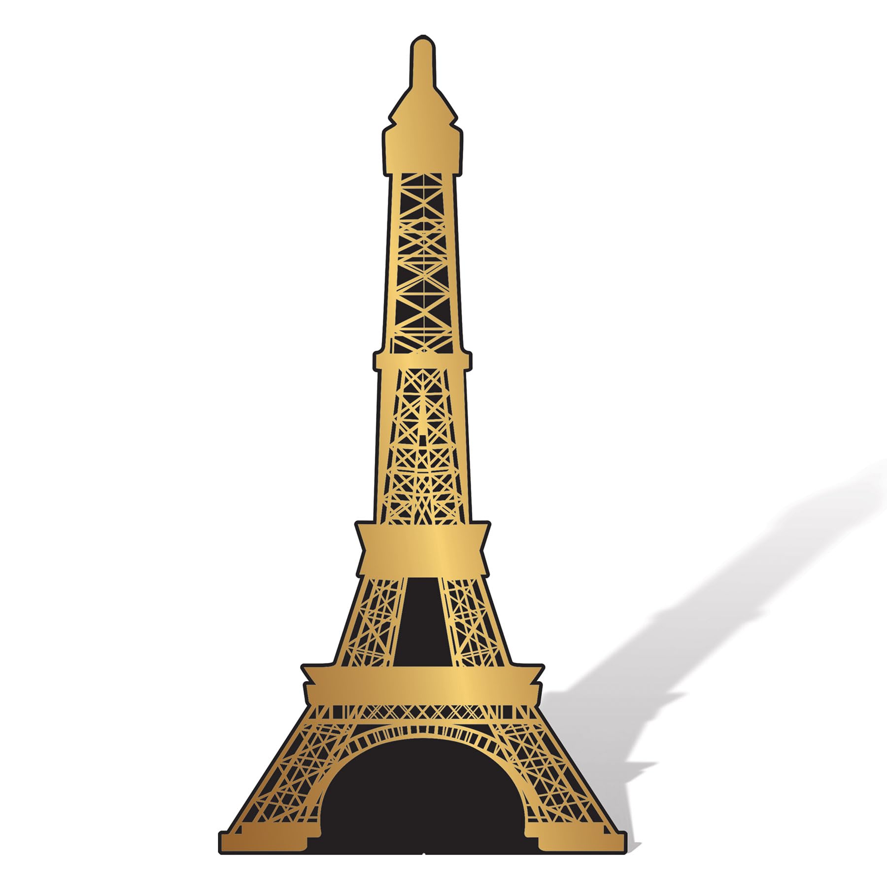 Foto 1 | Soporte Fotográfico De Pie Con Forma De Torre Eiffel De Cartón, 185 Cm - Venta Internacional.