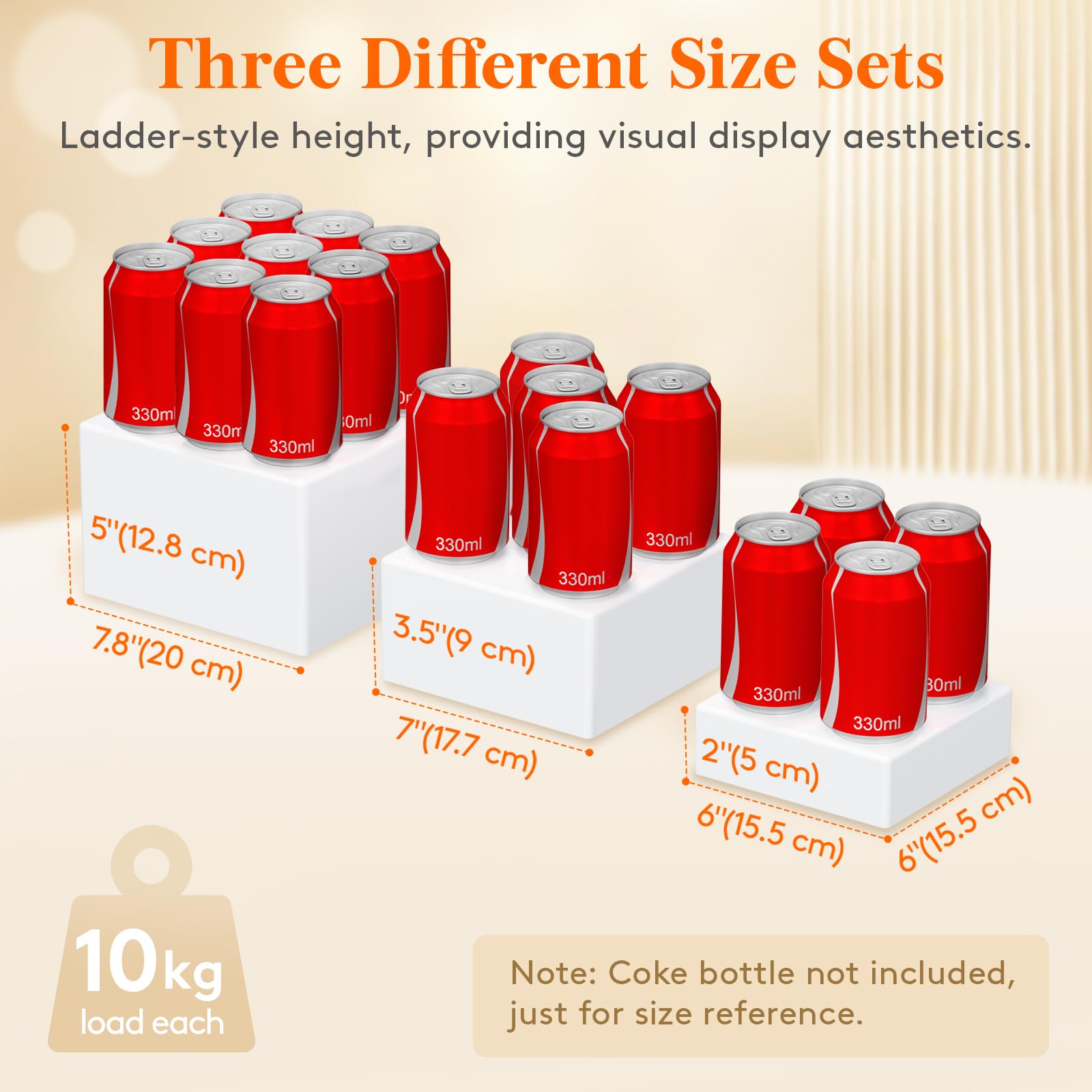 Foto 3 pulgar | Elevadores Y Soportes Para Buffet Lifewit, 6 Unidades, Cajas Cúbicas Blancas - Venta Internacional.
