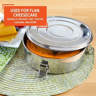 Foto 6 | Molde Para Flan Imusa De Acero Inoxidable, 21 Cm, Plateado - Venta Internacional.