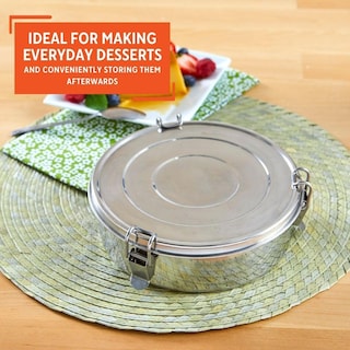 Foto 7 | Molde Para Flan Imusa De Acero Inoxidable, 21 Cm, Plateado - Venta Internacional.