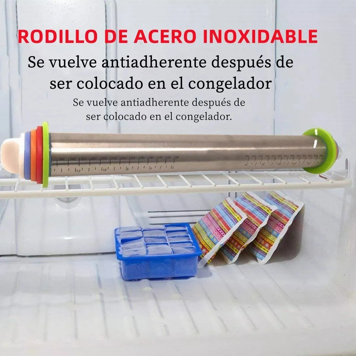 Foto 4 pulgar | Rodillo Acero Grosor Ajustable 4 Niveles P/respostería Masa Eo Safe Imports Esi-20680 Plata