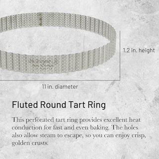 Foto 2 | Tart Ring De Buyer Perforado Estriado Redondo 28 Cm De Diámetro - Venta Internacional.